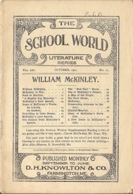 Seller image for William McKinley for sale by Reflection Publications