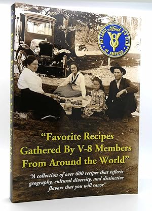Seller image for FAVORITE RECIPES GATHERED BY V-8 MEMBERS FROM AROUND THE WORLD" FORD for sale by Rare Book Cellar