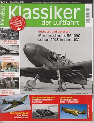 Bild des Verkufers fr Klassiker der Luftgeschichte. Januar 2012 Erbeutet und getestet: Messerschmitt Bf 109G schon 1943 in den USA zum Verkauf von Allguer Online Antiquariat