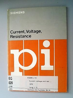 Immagine del venditore per Current, Voltage, Resistance venduto da Antiquariat Bookfarm