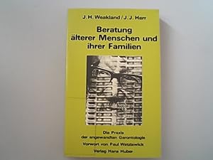 Seller image for Beratung Alterer Menschen Und Ihrer Familien for sale by Antiquariat Bookfarm