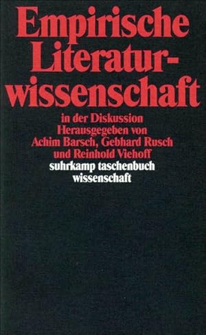 Bild des Verkufers fr Suhrkamp Taschenbuch Wissenschaft Nr. 1107: Empirische Literaturwissenschaft in der Diskussion zum Verkauf von Antiquariat Bookfarm