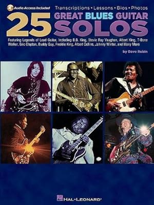 Imagen del vendedor de 25 Great Blues Guitar Solos [With CD] a la venta por AHA-BUCH GmbH