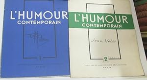 Seller image for L'humour contemporain n1 et 2 jean veber et Albert guillaume for sale by crealivres