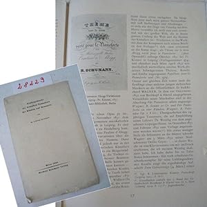 Seller image for Erstlingsdrucke der deutschen Tonmeister der Klassik und Romantik for sale by Galerie fr gegenstndliche Kunst