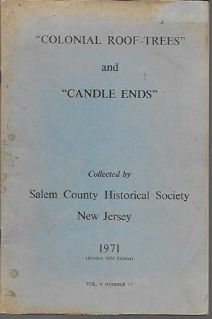 Immagine del venditore per "Colonial Roof-Trees" and "Candle-Ends" venduto da Bookfeathers, LLC