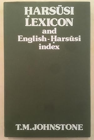 Harsusi Lexicon and English-Harsusi word-list