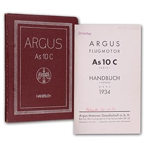 Argus Flugmotor AS 10 C Serie 1. Handbuch März 1934. 2. Auflage.