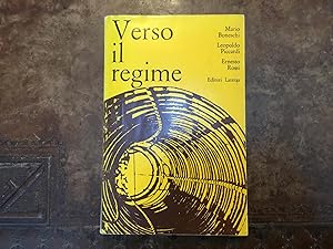 Seller image for Verso il regime for sale by Libreria Il Morto da Feltre