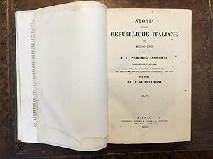 Storia delle Repubbliche italiane del Medio evo. Vol. V