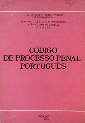 Seller image for CDIGO DE PROCESSO PENAL PORTUGUS. [3. EDIO] for sale by Livraria Castro e Silva