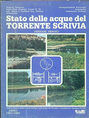 Stato delle acque del torrente Scrivia. Anno 1981/1982