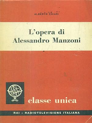 Immagine del venditore per L'opera di Alessandro Manzoni venduto da Librodifaccia