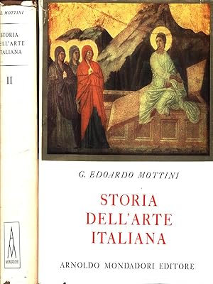 Bild des Verkufers fr Storia dell'arte italiana. 2 Volumi zum Verkauf von Librodifaccia