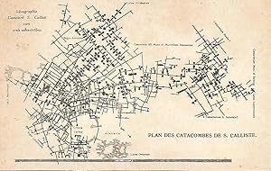 Imagen del vendedor de Lamina 438: CATACUMBAS DE ROMA. Plano de las catacumbas de San Calixto a la venta por EL BOLETIN