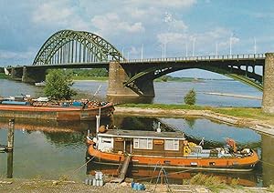 Bild des Verkufers fr POSTAL 62825 : Nijmegen. De cara al puente y al rio. Holanda zum Verkauf von EL BOLETIN