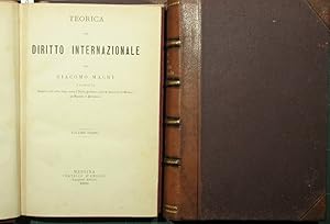 Bild des Verkufers fr Teorica del diritto internazionale zum Verkauf von Antica Libreria Srl