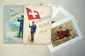Bild des Verkäufers für Die Schweizerische Armee 1894. Illustriert von David Estoppey. zum Verkauf von antiquariat peter petrej - Bibliopolium AG