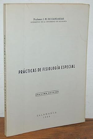 Imagen del vendedor de PRCTICAS DE FISIOLOGA ESPECIAL a la venta por EL RINCN ESCRITO