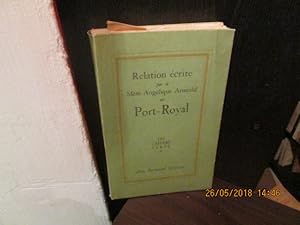 Seller image for Relation crite sur Port-Royal for sale by Librairie FAUGUET