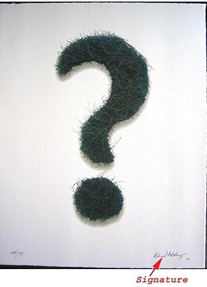 Question Mark 2001 (SIGNED by Richard Artschwager: Limited Ed. Lithograph)