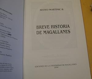 Imagen del vendedor de Breve historia de Magallanes a la venta por Librera Monte Sarmiento