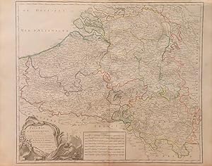 Pays-Bas Catholiques ou sont distinguees les Limites de la France qui comprennent le Comte d'Arto...