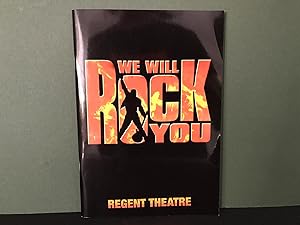 Seller image for We Will Rock You - The Musical - Regent Theatre, Melbourne (SOUVENIR PROGRAM) for sale by Bookwood