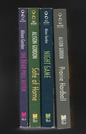 Image du vendeur pour Kate Henry Mysteries (grouping): The Dead Pull Hitter; (with) Safe At Home; (with) Night Game; (with) Prairie Hardball; -(four soft covers "Kate Henry Mysteries")- mis en vente par Nessa Books