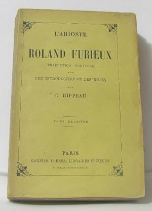 Seller image for Roland furieux tome deuxime for sale by crealivres