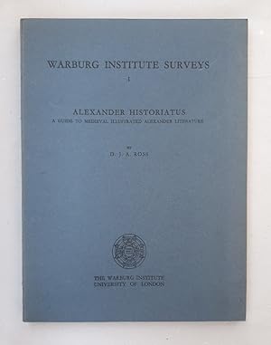 Immagine del venditore per Alexander Historiatus. A Guide to Medieval Illustrated Alexander Literature. venduto da Wissenschaftl. Antiquariat Th. Haker e.K