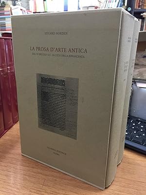 Norden Eduard. La prosa d'arte antica dal VI secolo A.C. all'età della rin.