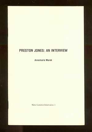 Seller image for Preston Jones: An Interview for sale by Between the Covers-Rare Books, Inc. ABAA
