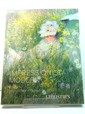 Christie's Sale 7701/7701A: Impressionist/Modern 4 February 2009