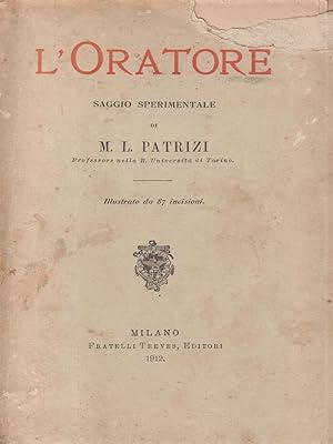Bild des Verkufers fr L'Oratore zum Verkauf von Librodifaccia