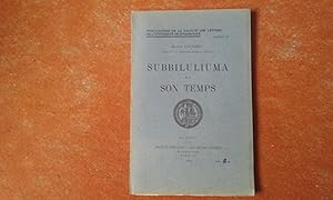 Image du vendeur pour Subbiluliuma et son temps mis en vente par Librairie de la Garenne