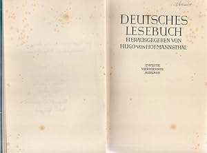 Deutsches Lesebuch. Eine Auswahl deutscher Prosastücke aus dem Jahrhundert 1750 - 1850.