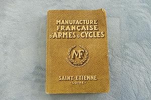 Catalogue Manufacture Française D'Armes & Cycles Saint-Etienne Année 1939