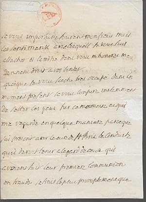 Lettre autographe signée