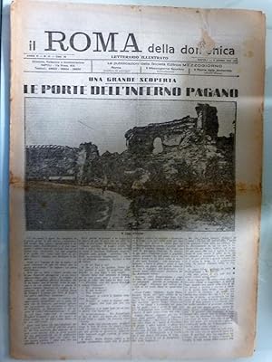 IL ROMA della Domenica LETTERARIO ILLUSTRATO Anno X n:°41 Napoli 8 Ottobre 1932 UNA GRANDE SCOPER...