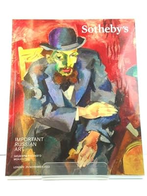 Sotheby's Sale L13114: Important Russian Art, 25 November 2013