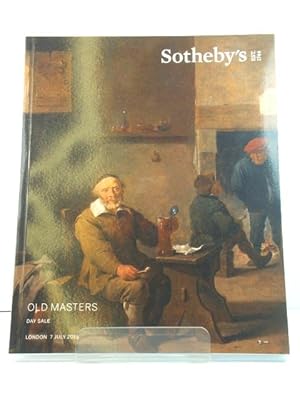 Sotheby's Sale L16034: Old Masters Day Sale, 7 July 2016