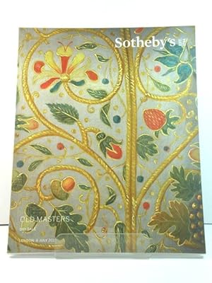 Sotheby's Sale L17034: Old Master Day Sale, 6 July 2017
