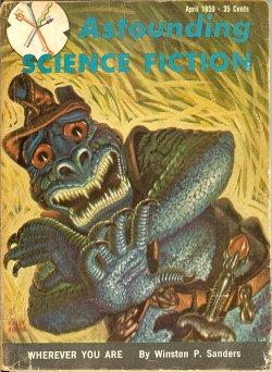 Imagen del vendedor de ASTOUNDING Science Fiction: April, Apr. 1959 a la venta por Books from the Crypt
