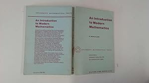 Imagen del vendedor de An Introduction To Modern Mathematics. . a la venta por Goldstone Rare Books
