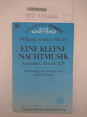 Eine kleine Nachtmusik. Taschenpartitur mit Erläuterung