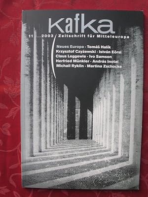 Kafka   Zeitschrift für Mitteleuropa Nr. 11/2003   Neues Europa