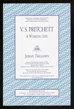 Bild des Verkufers fr V.S. Pritchett: A Working Life zum Verkauf von Between the Covers-Rare Books, Inc. ABAA