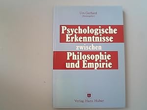 Imagen del vendedor de Psychologische Erkenntnisse zwischen Philosophie und Empirie a la venta por Antiquariat Bookfarm