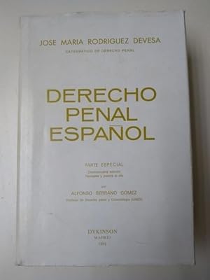 Imagen del vendedor de Derecho Penal Espaol. Parte especial a la venta por Libros Ambig